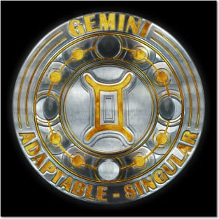 Chrome Gemini Posters and Art